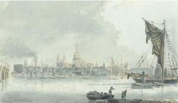 View Of The Thames With St Paul's In The Distance, London - view 1
