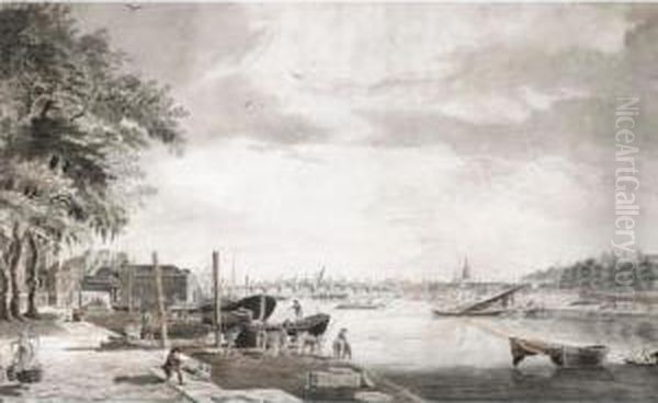 A View Of Westminster Bridge From Millbank - view 1