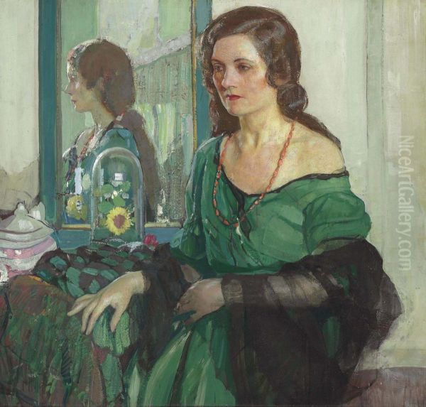 Lady In Green - view 1