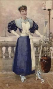 A Prize-winning Lady Sculler by William G. Miller