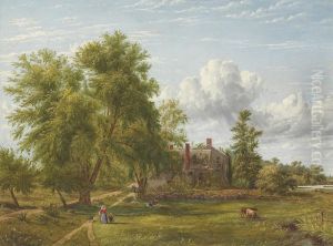 The Old Cromwell, Harlem Creek by William Rickarby Miller