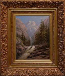 "western Mountains With Waterfall" by William Rickarby Miller