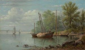 On The Hudson by William Rickarby Miller
