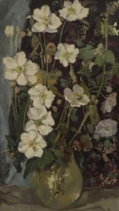 Stillleben Mit Anemonen by Otto Miller-Diflo