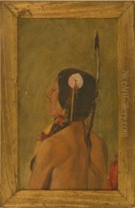 Portrait Of A Native American.