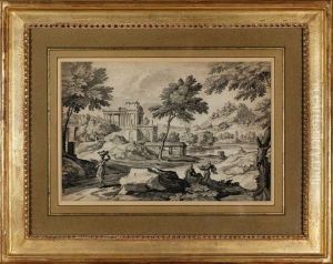 Paysage Classique. by Francisque Millet