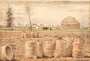 Potato Field by Jean-Francois Millet