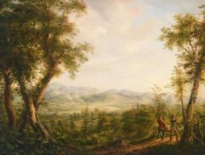 Weitelandschaft Mit Jagern by Thaddaus Millian