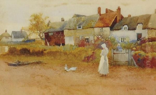 Feeding The Geese - view 1