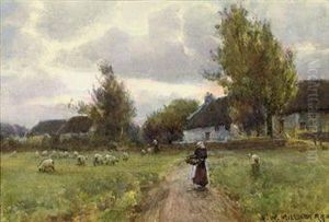 Evening Light, Great Altcar by James W. Milliken