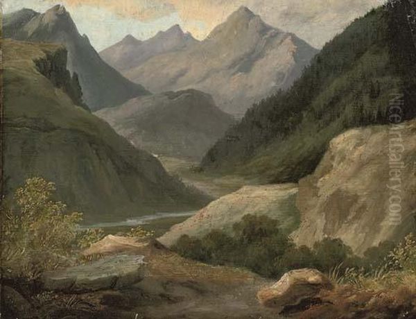 A Valley In The Pyrenees - view 1