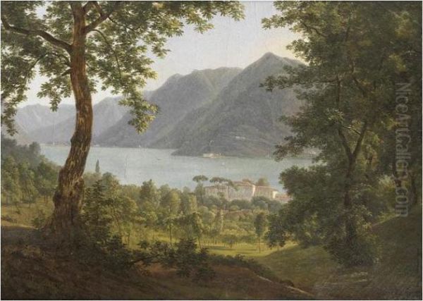 Vue Du Lac De Come, Prise Au Dessus Du Palais Odescalchi - view 1
