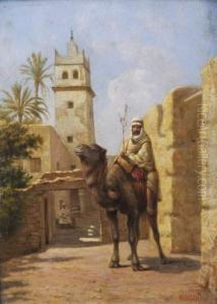 Homme Monte Sur Un Dromadaire - view 1