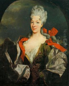 Portrait Der Erzherzogin Marie Christine by Johann Michael Millitz