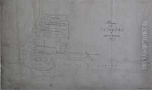 Plan Of The Pavilion And Adjacent Grounds by Arthur Wallis Mills