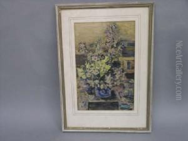 Still Life Of Flowers In A Vase 13.5 X 9in - view 1