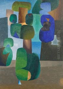Untitled Blue And Green