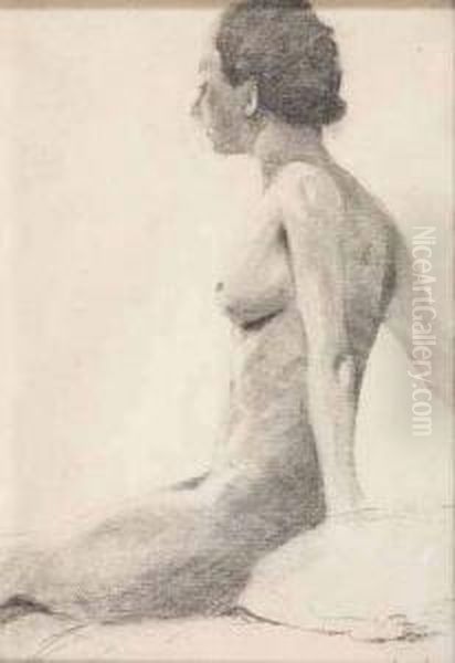 Nudo Femminile Seduto - view 1