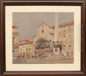 Vista De Ciudad Italiana by F. Milton Calamora