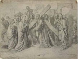 Cristo Incontra Le Pie Donne by Tommaso Minardi