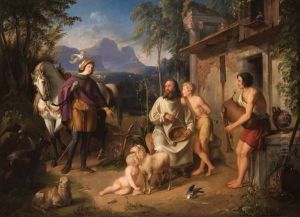 Erminia Tra I Pastori by Tommaso Minardi