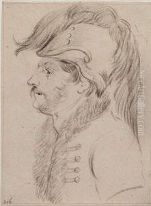 Portrait Eines Offiziers by Tommaso Minardi