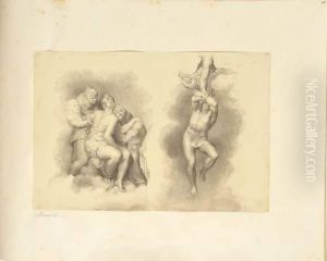 Etude De Figures AL'antique by Tommaso Minardi