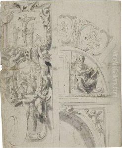 Three Drawings. by Tommaso Minardi