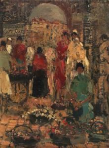 Flower Market by Jean-Louis Minet