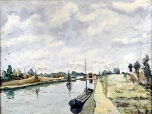 Le Canal by Louis Emile Minet