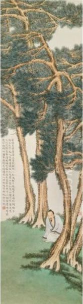 Scholar In The Pine Forest - view 1