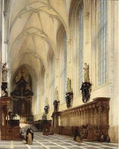 The Interior Of The Pauluskerk, Antwepen