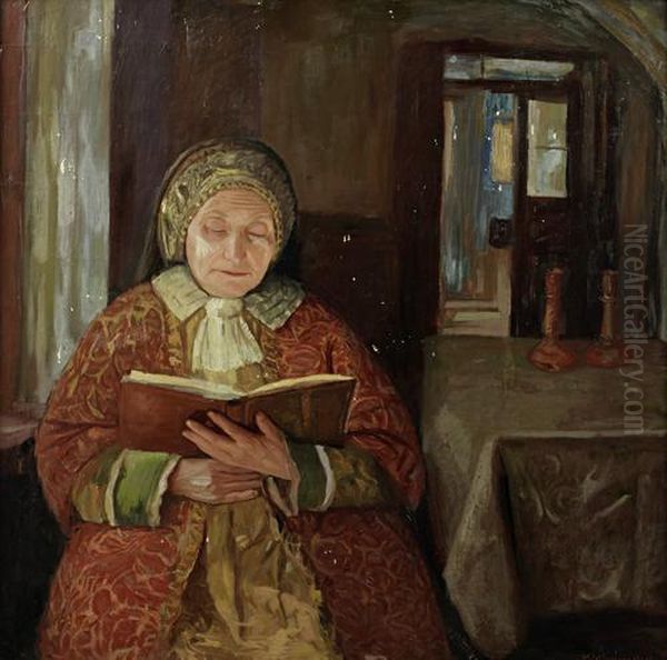 Jewish Woman Praying - view 1