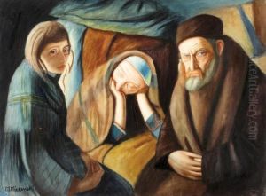 Jewish Family by Maurice Minkowski