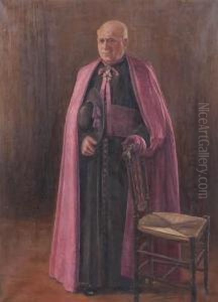 Monsignor De Nayer Wearing The Legion Of Merit - view 1