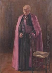 Monsignor De Nayer Wearing The Legion Of Merit