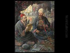 Zwei Orientalen by Ludwig Minnigerode