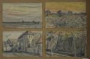 Schizzi Dell'oise (francia) - Pagine Di Album