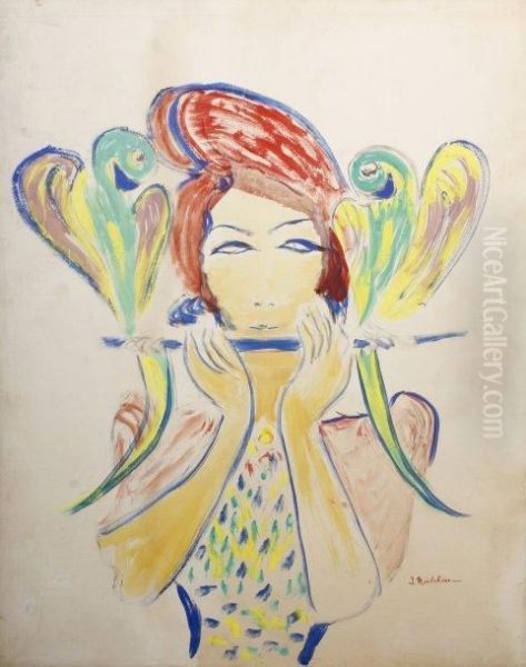 Femme Aux Deux Perroquets - view 1