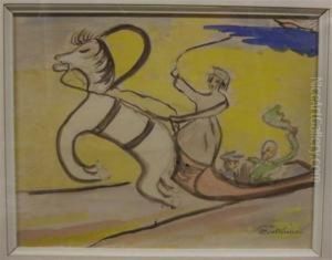 Le Traineau En Russie by Isaac Mintchine