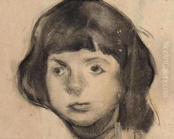 Una Nina, Probablemente Maria Brugues, Sobrina Del Artista - view 1