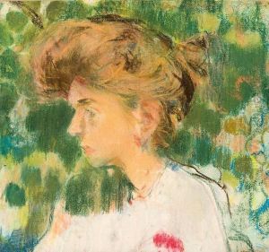 Retrato De Pilar Mir, Hermana Del Pintor by Joaquim Mir