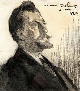 Retrato Del Escritor Alejandro Bularty Rialp by Joaquim Mir