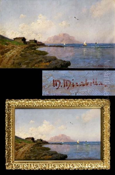 Kustenlandschaft Mit Segelbooten - view 1