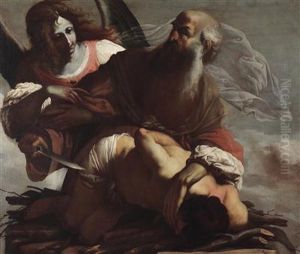 The Sacrifice Of Isaac by Luigi Miradori Il Genovesino