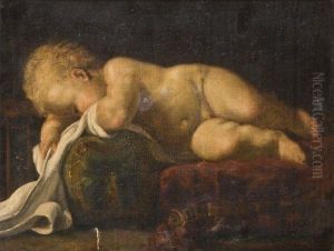 Enfant Endormi by Luigi Miradori Il Genovesino