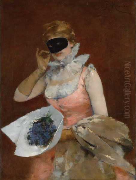 Mujer Con Mascara (the Masque) - view 1