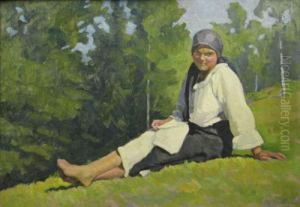 Taranca Odihnindu-se by Gore Mircescu