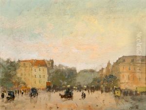 Paris Street Scene by Joaquin Miro