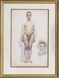 Portrait Of C.s. Chapman by Samuel Mirsky